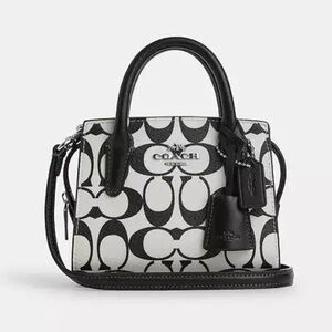 Coach Andrea Mini Carryall In Signature Canvas